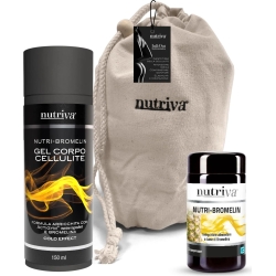 Nutriva Protocollo Anticellulite - Gel Corpo Cellulite 150 ml + Nutri-Bromelin 30 Compresse