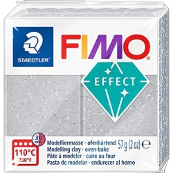 Effect - pasta modellabile da forno N. 812 Argento glitter