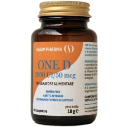 One D 60 Compresse - Integratore Per Il Mantenimento Di Ossa Normali