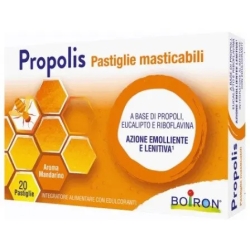 Boiron Propolis 20 Pastiglie Gusto Mandarino - Caramelle Per La Gola