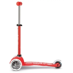 Mini Deluxe LED - Monopattino Per Bamini - Rosso