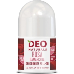 Optima Naturals Deo Naturals - Deodorante Roll-On Alla Rosa Damascena 50 Ml