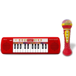 Mini Keyboard And Karaoke Microphone Set - Tastiera Giocattolo