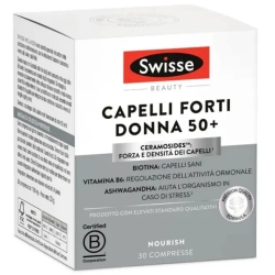 Swisse Capelli Forti Donna 50+ - Integratore Per Capelli 30 Compresse