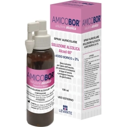 Amicobor Soluzione Alcolica - Acido Borico 3% per Igiene Cutanea e Antisepsi 100 ml