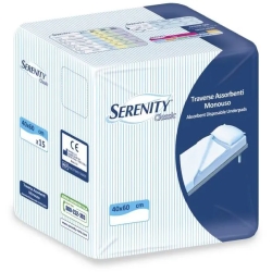 Serenity Classic - 30 Traverse Assorbenti Per Incontinenza Super 40X60 Cm