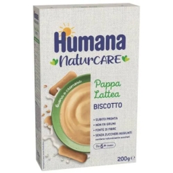 Humana Naturcare - Pappa Lattea al Biscotto 200 g