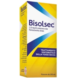 Bisolsec 2,13 mg/ml - Trattamento Sintomatico Della Tosse Secca 190 ml