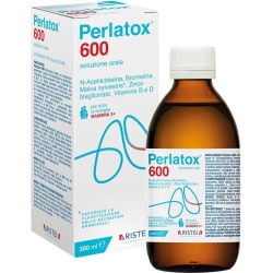 Perlatox 600 Soluzione Orale 200 ml - Integratore Per La Fluidità Delle Secrezioni Bronchiali