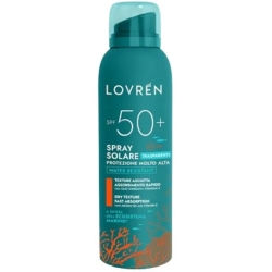 LOVREN Crema Solare 50+ SPF Spray Resistente All'Acqua Protezione Molto Alta 150 ml