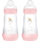 Easy Start - 2 Biberon da 260 Ml - Rosa