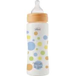 Chicco Perfect Easy - Biberon Anti-Colica 330 Ml Arancione