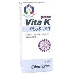 Vita K Plus 150 - Integratore utile alla normale coagulazione del sangue 6 ml
