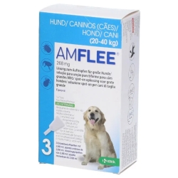 Amflee 3 Pipette Da 268 Mg - Trattamento Antiparassitario Per Cani