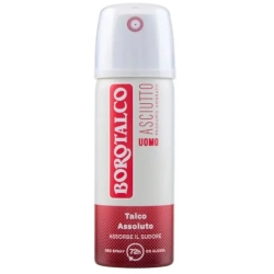 BOROTALCO Asciutto Uomo Profumo Ambrato - Deodorante 72h Spray 50 ml - Mini Size