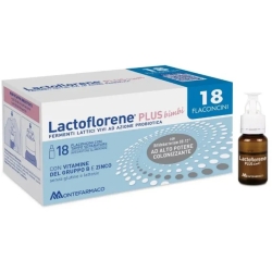 Lactoflorene Plus Bimbi 18 Flaconcini - Integratore Di Fermenti Lattici