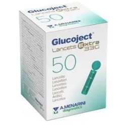 Glucoject Lancets Extra - 50 Lancette Pungidito Monouso - 33G