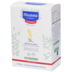 Mustela Amido di riso lenitivo e rinfrescante - 4 buste da 30 g