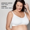 Keep Cool - Reggiseno per Gravidanza e Allattamento Ultra Bianco Taglia XXL