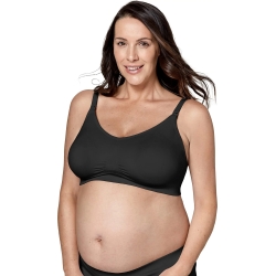 Keep Cool - Reggiseno per Gravidanza e Allattamento Nero Taglia M