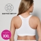 Keep Cool - Reggiseno per Gravidanza e Allattamento Bianco Taglia XXL