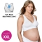 Keep Cool - Reggiseno per Gravidanza e Allattamento Bianco Taglia XXL