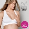 Keep Cool - Reggiseno per Gravidanza e Allattamento Bianco Taglia XXL