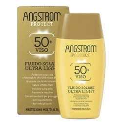 Crema Solare Viso 50+ SPF Fluido Solare Ultra Light Protezione Molto Alta 40 ml