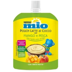 Mio - Pouch Latte Di Cocco Con Mango E Pesca 90 G