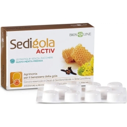 Sedigola Activ 20 Pastiglie Gusto Menta Fredda - Integratore Per La Gola Irritata