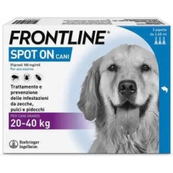 FRONTLINE Spot-on Cani (20-40 kg) - Trattamento antiparassitario 3 pipette