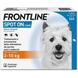FRONTLINE Spot-on Cani (2-10 kg) - Trattamento antiparassitario 3 pipette