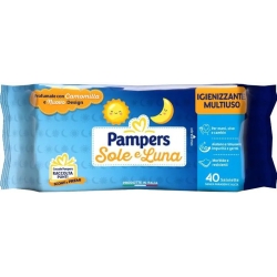 PAMPERS Sole e Luna - 40 salviette igienizzante con camomilla