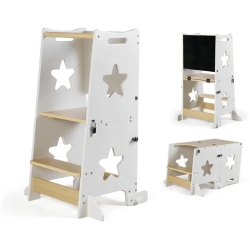 Torre di Apprendimento Montessoriana 3 in 1 Innovaciones MS Bianca