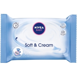 Nivea baby soft cream - 63 salviettine