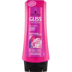 balsamo onde satin per capelli mossi o ricci effetto anti crespo 200 ml gliss