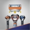 GILLETTE fusion lame di ricambio per rasoio power a 5 lame confezione da 4 lamette