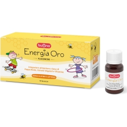 Buona Energia Oro 10 Flaconcini - Integratore Ricostituente Per Bambini A Base Di Pappa Reale