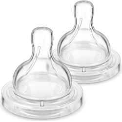Avent Flusso Lento 2 Fori 1M+ Classic Tettarella 2 Pezzi