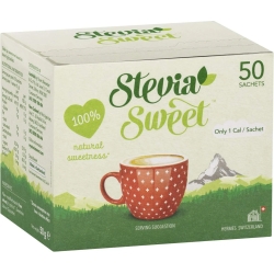 hermesetas  stevia 50+10 bustine - dolcificante privo di calorie