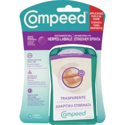 Compeed Herpes Patch Total Care invisible 15 cerottini