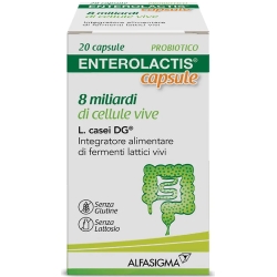 enterolactis 20 capsule - integratore di fermenti lattici