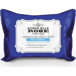 acqua alle rose - 20 salviettine detergenti struccanti viso occhi labbra