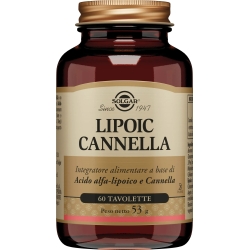 Solgar Lipoic Cannella 60 capsule - Integratore Antiossidante