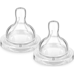 Avent 2 tettarelle natural flusso regolabile con fessura a y 6m+