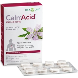 calmacid Bruciore 20 tavolette masticabili - Integratore per contrastare il reflusso gastro-esofageo