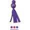 wubba large - gioco per cani colori assortiti