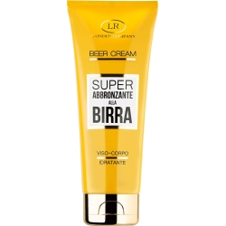 beer cream super abbronzante alla birra viso corpo idratante 100 ml