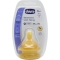 Chicco tettarella benessere in caucciu' 6m+ flusso pappa 2 pezzi