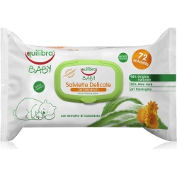 Equilibra baby salviette delicate detergenti 72 salviette